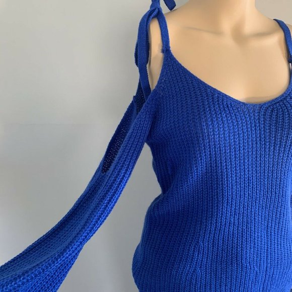 Settle Down Size Medium Crotchet Style Royal Blue - Picture 2 of 8